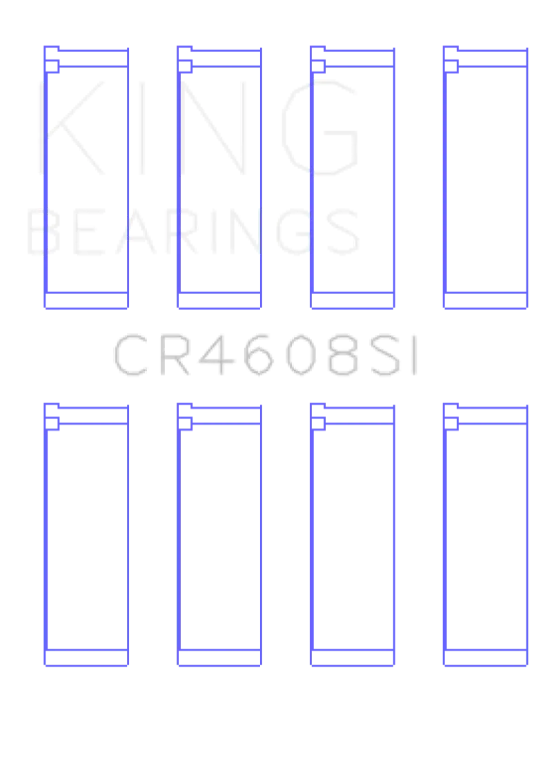 King Toyota 2ZZ-GE (Standard Size) Connecting Rod Bearing Set (Set of 4) - Truck & Automotive
