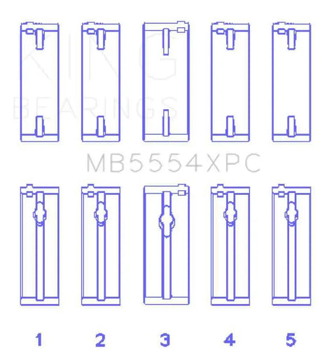 King Engine Bearings MB5554XPC