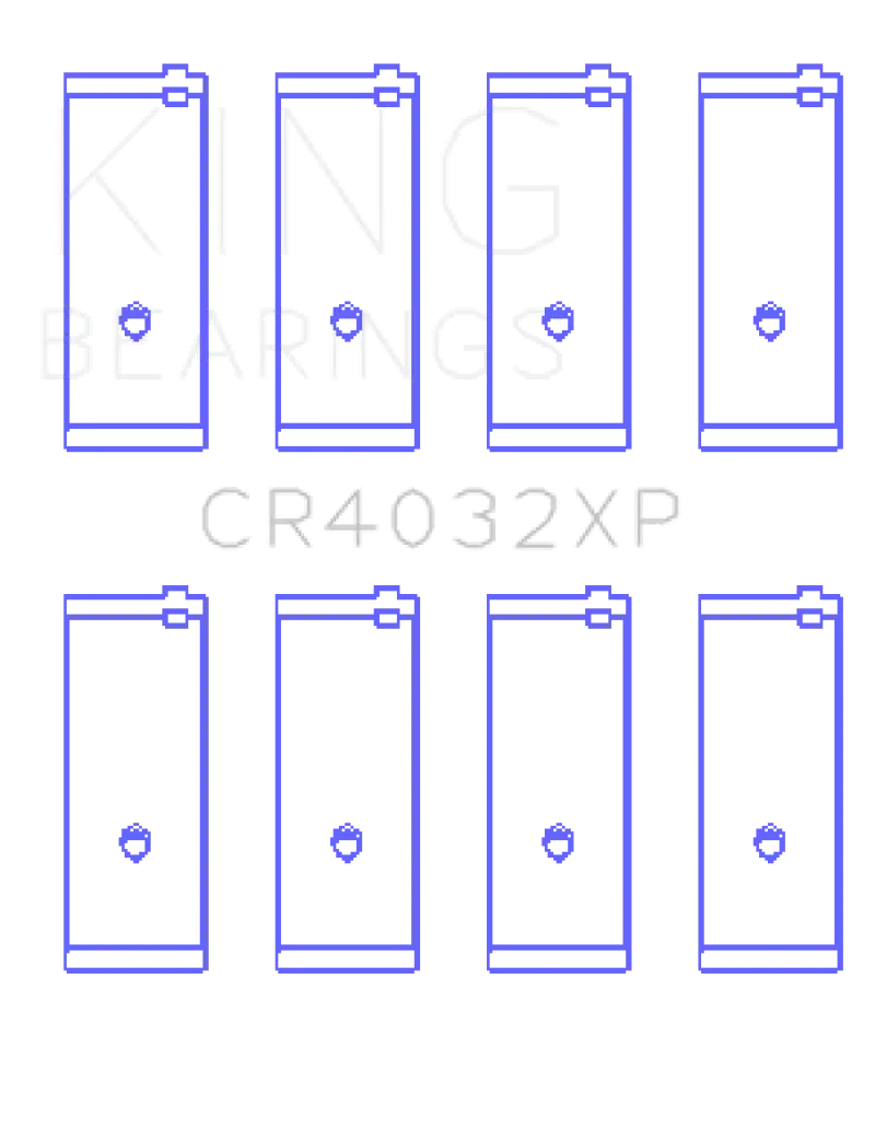 King Toyota 4AGE 4AGZE 16V 1.6L (Size STD) Performance Rod Bearing Set - Truck & Automotive