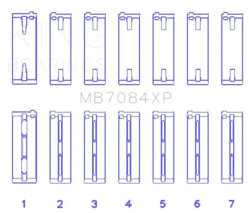 King Engine Bearings MB7084XP0.25