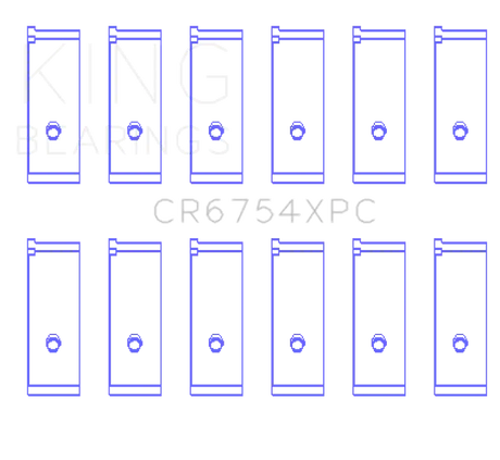 King Toyota2JZGE/2JZGTE 3.0L (Size STD) pMaxKote Performance Rod Bearing Set - Truck & Automotive