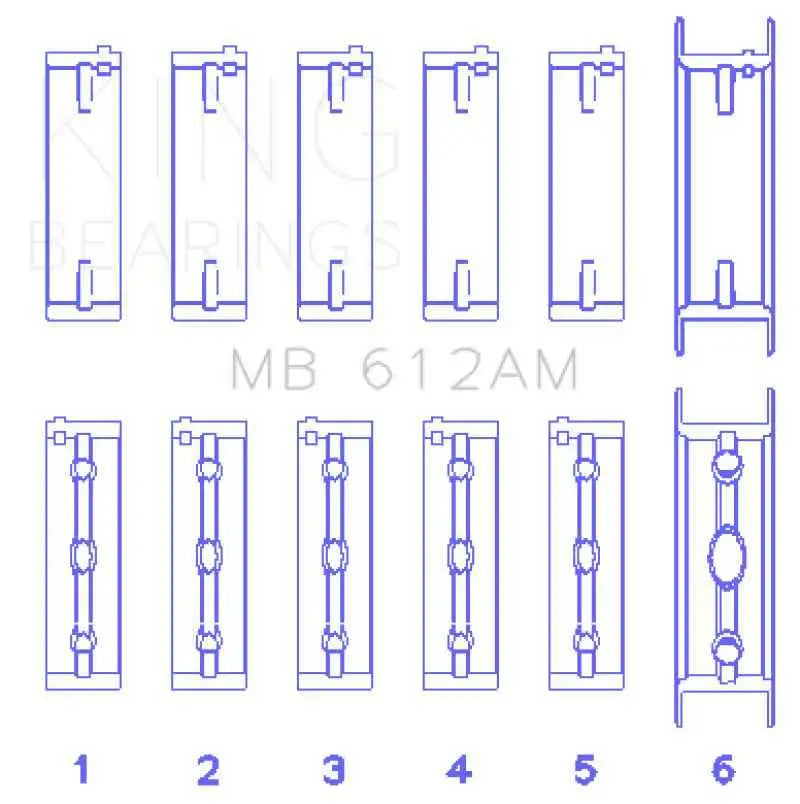 King Engine Bearings MB612AM