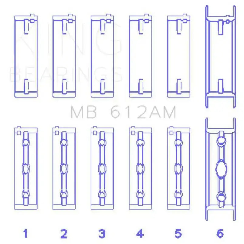 King Engine Bearings MB612AM