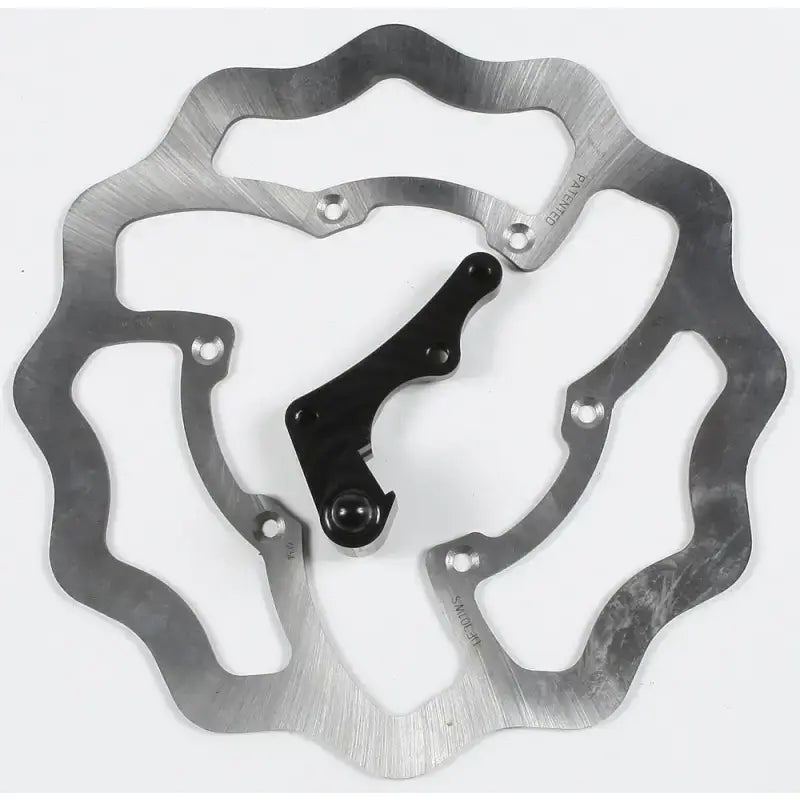 Bicycle disc brake rotor with adapter from KITOS301 SKW 270 O/S rotor kit