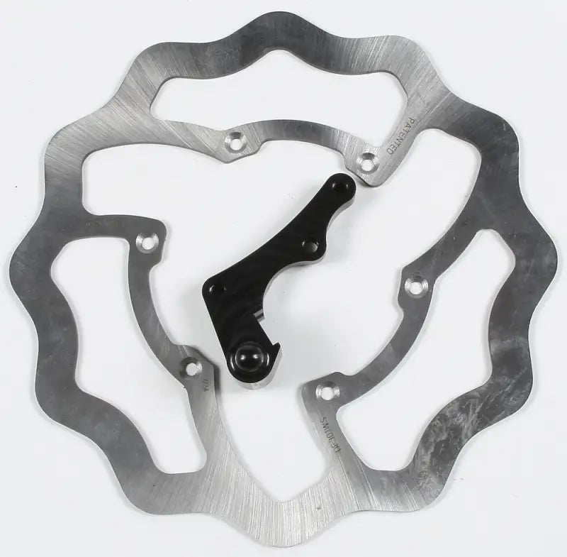 Bicycle disc brake rotor with adapter from KITOS301 SKW 270 O/S rotor kit