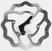 Bicycle disc brake rotor with adapter from KITOS301 SKW 270 O/S rotor kit