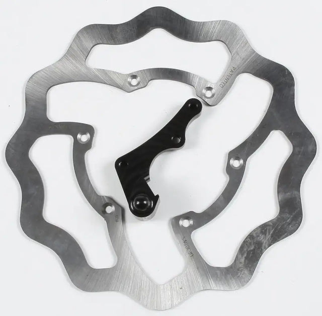 Bicycle disc brake rotor with adapter from KITOS301 SKW 270 O/S rotor kit