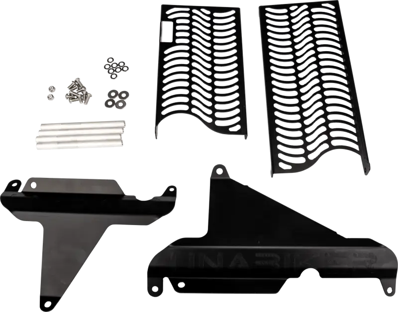 KKX19450 Unabiker Radiator Guards Kaw Kx450 Black - RV and Auto Parts