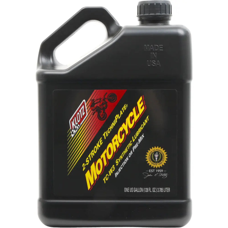 Klotz Motorcycle TC-W3 2T Oil Chemicals KL-3021 - Techniplate Synthetic TC-W3 Gal Case