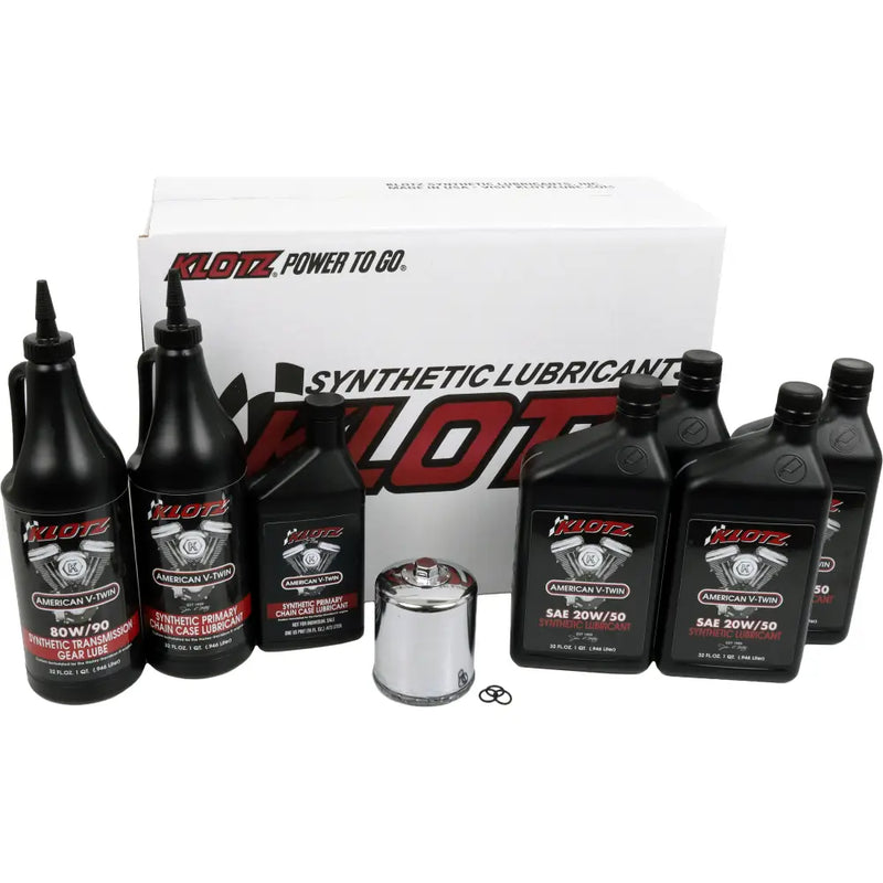 Klotz Premium Complete Synthectic OIL Service KIT 4QT Oil Change Kit KH-102 - Synthetic