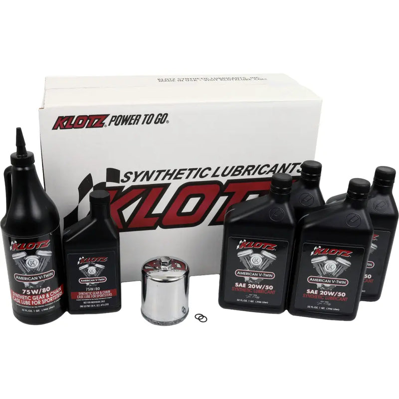 Klotz Premium Complete Synthectic OIL Service KIT 4QT Oil Change Kit KH-104 - Synthetic