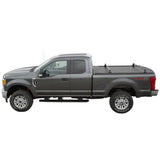 2019 Ford F-350 Super Duty with black roof rack and gray body, KMN182 Pace Edwards Ultragroove Metal Kit