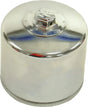 KN-172C Oil Filter Chrome 