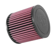 Red and black pleated conical K&N replacement air filter for Polaris Sportsman Ace