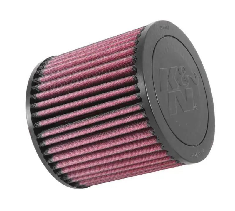Red and black pleated conical K&N replacement air filter for Polaris Sportsman Ace