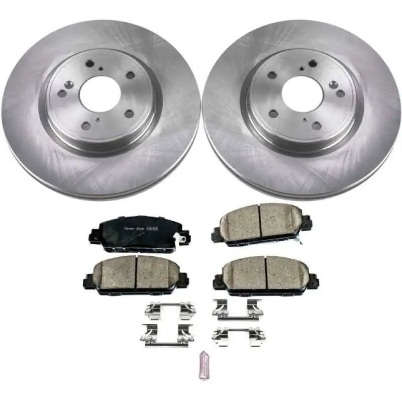 PowerStop KOE8165 Power Stop 18-19 Honda Accord Front Autospecialty Brake Kit