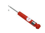 Red KONI shock absorber.
