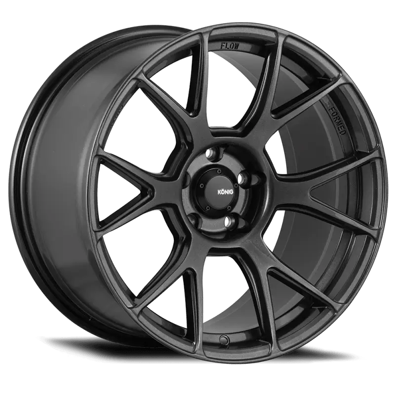Konig Ampliform 19x8.5 5x114.3 ET30 Dark Metallic Graphite - RV and Auto Parts
