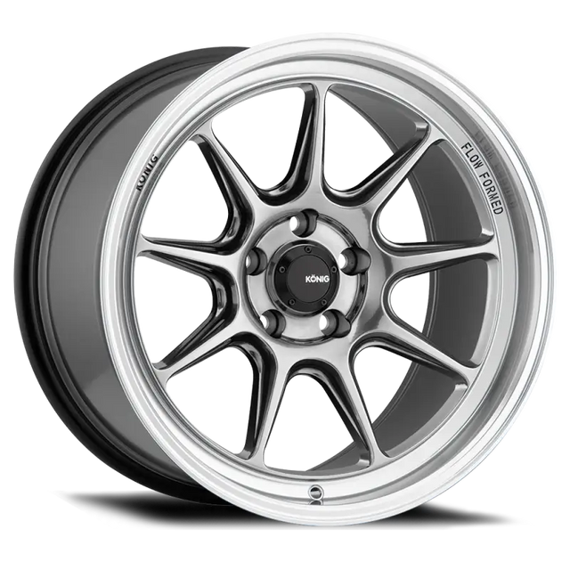 Konig Countergram 15x9 4x100 ET35 Hyper Chrome / Machined Lip - CT9510035C