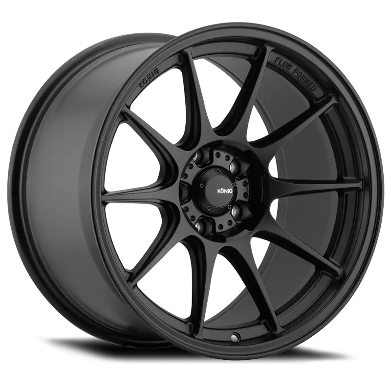 Konig Dekagram 16x8 4x108 ET40 Semi-Matte Black - DK86108405