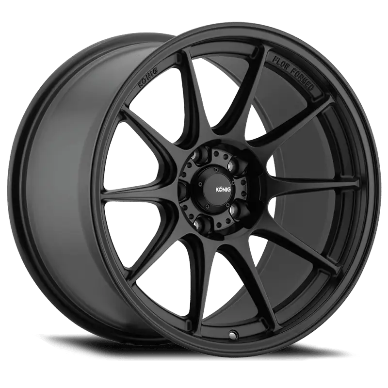 Konig Dekagram 18x8.5 5x100 ET44 Semi-Matte Black - RV and Auto Parts