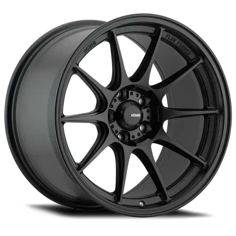 Konig Dekagram 18x9.5A 5x114.3 ET35 Semi-Matte Black - DK98514355