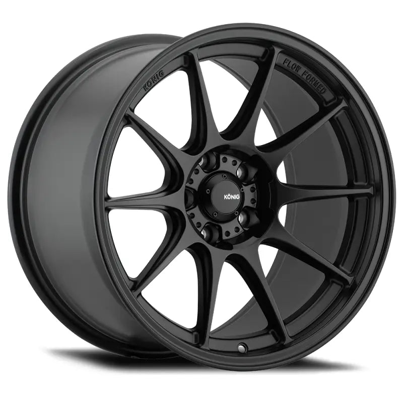 Konig Dekagram 19x9.5B 5x114.3 ET35 Semi-Matte Black - DKB9514355