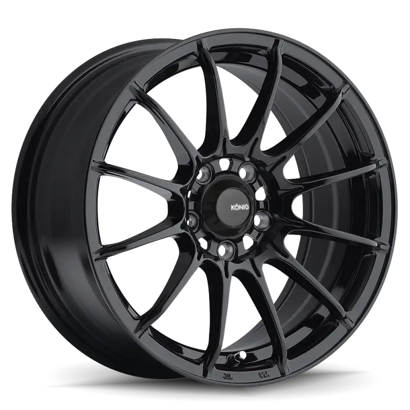 Konig Dial In 15x7 4x100 ET35 Gloss Black - DI57100355