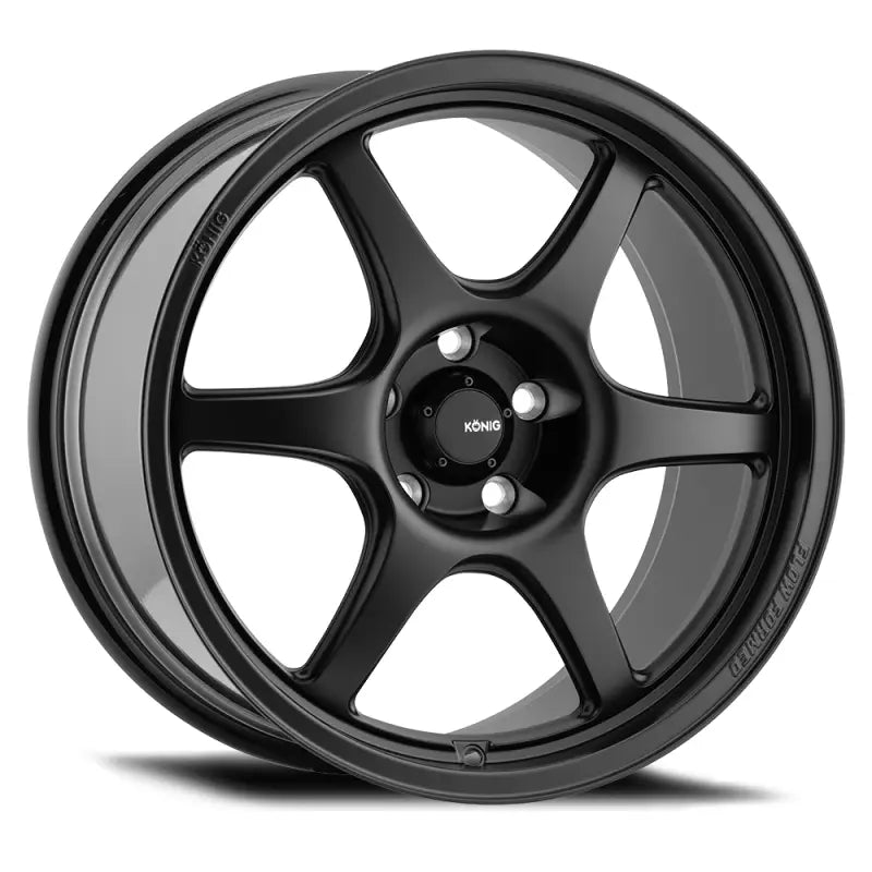 Konig Hexaform 17x8 4x108 ET40 Matte Black - HF87108405