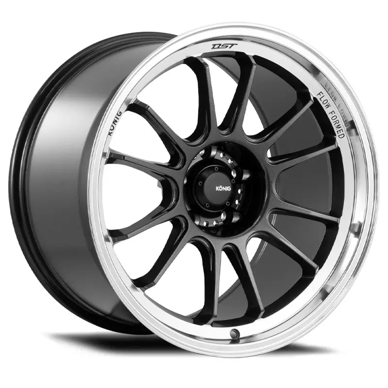 Konig Hypergram 18x8.5 5x114.3 ET35 Metallic Carbon w/ Machined Lip - HG88514356