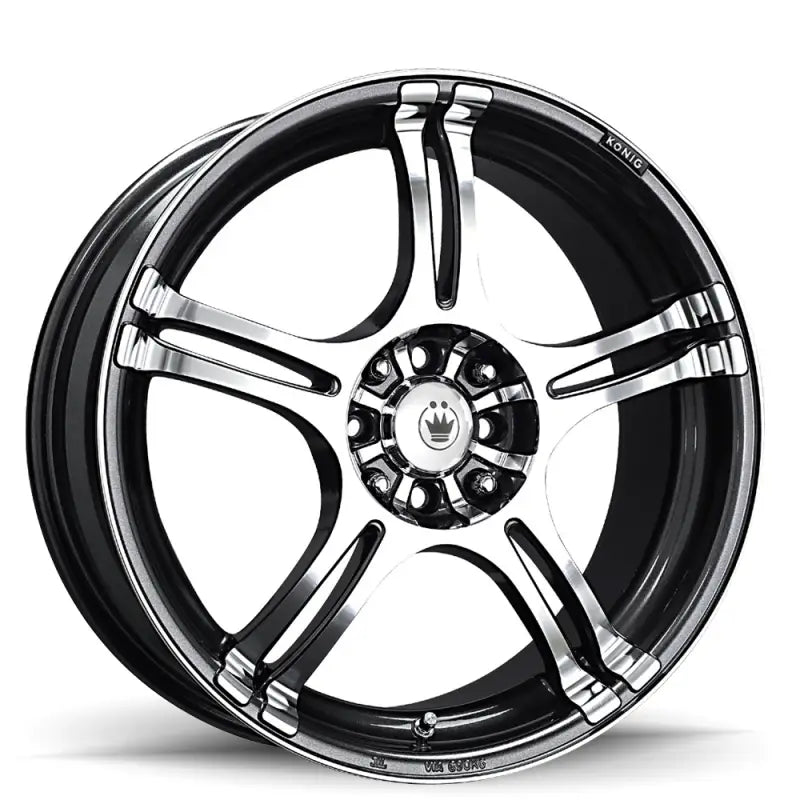 Konig Incident 14x6 8x100/114.3 ET38 Graphite - 1N64D04386