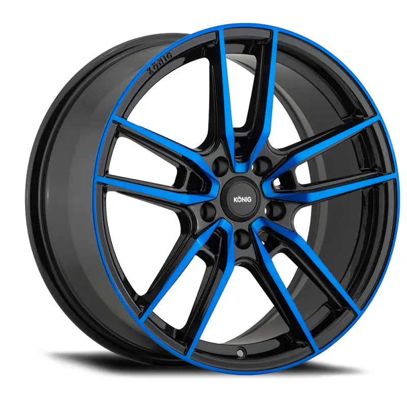 Konig MY8951440F Konig Myth 19x8.5 5x114.3 ET40 Gloss Black w/ Blue Tinted Clearcoat - MY8951440F