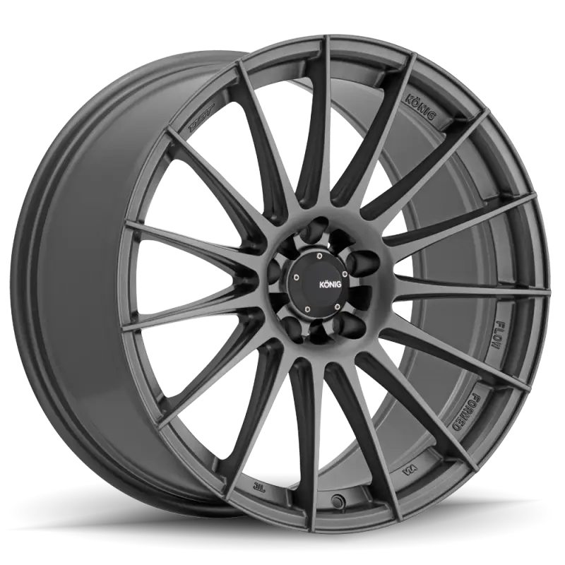 Konig Rennform 18x9 5x112 ET45 Matte Grey - RF9851245G