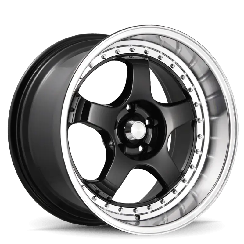 Konig SSM 18x9 5x114.3 ET22 Gloss Black w/ Machined Lip - RV and Auto Parts