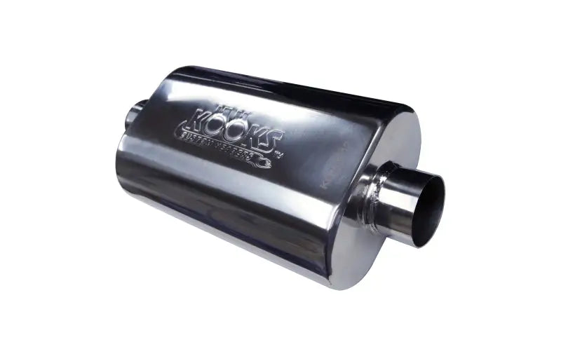 Kooks Universal 2 1/2in Center/Center Oval Muffler (4x8x12) - Truck & Automotive