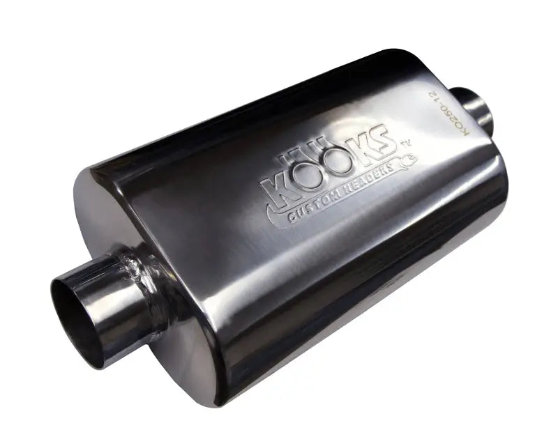 Kooks Universal 2 1/2in Center/Center Oval Muffler (4x8x12) - Truck & Automotive