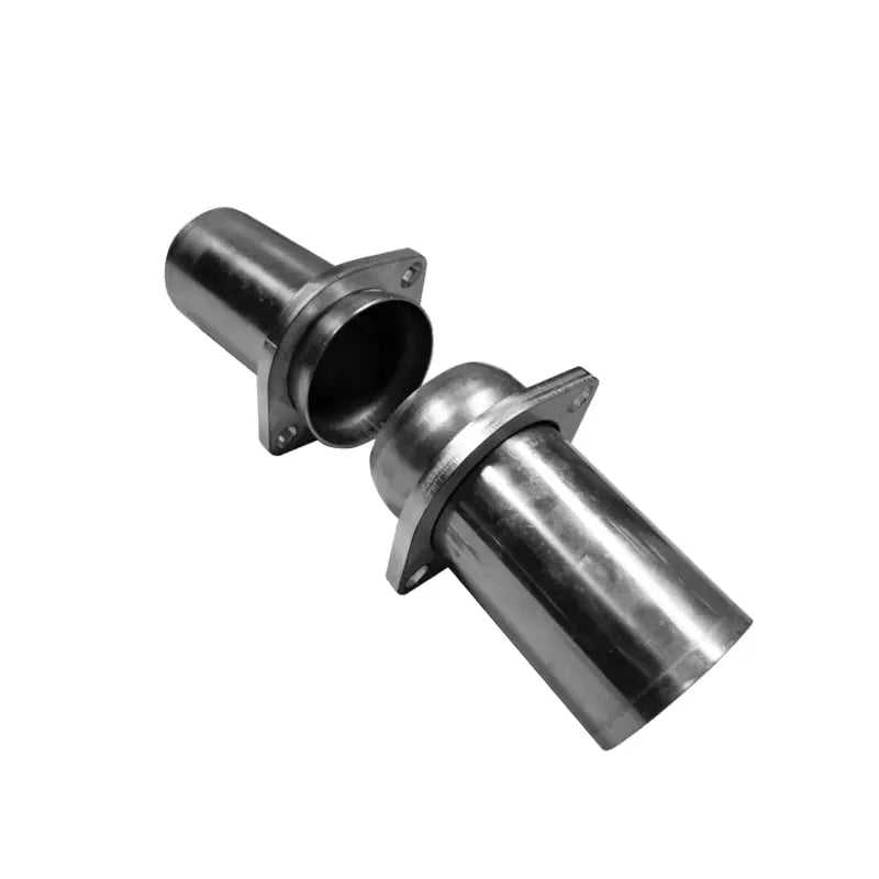 Two metal exhaust pipe connectors for Kooks Universal 3in ball and socket system