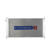 Koyorad aluminum radiator with red blue logo for Toyota Corolla Hatchback