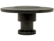 Black fifth wheel kingpin for KP20038 Buyers Prod 2In Forged .38In Bolster