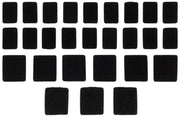KP400-001-OS Knee Brace Velcro Set (Black)