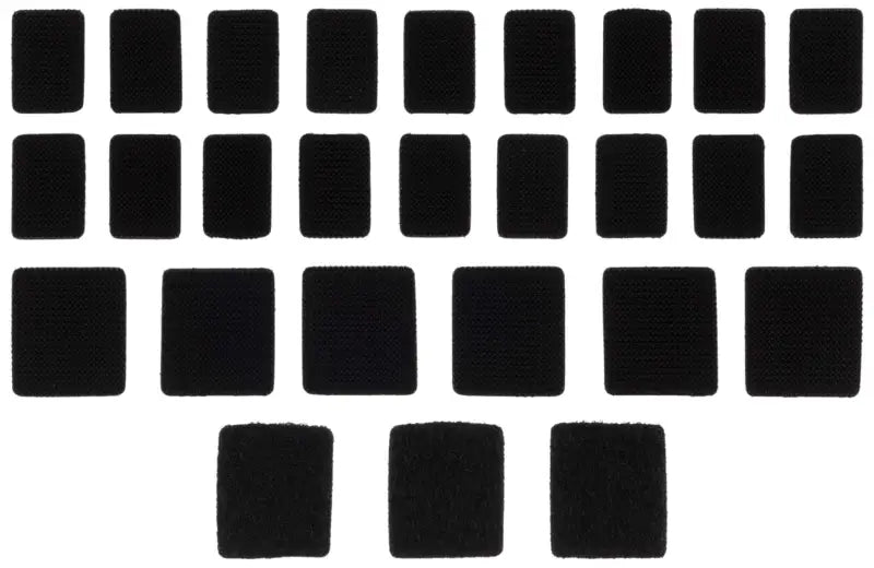 KP400-001-OS Knee Brace Velcro Set (Black)