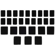 KP400-001-OS Knee Brace Velcro Set (Black)