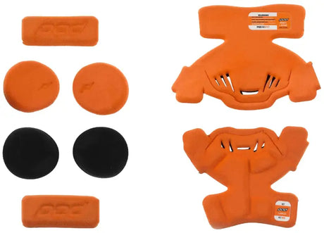 KP410-009-YL K1 Knee Brace Pad Set Orange Yl (Left)
