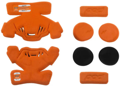 KP410-009-YM K1 Knee Brace Pad Set Orange Ym (Left)
