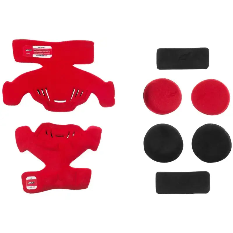 KP430-003-OS K300 Knee Brace Pad Set Red (Left)