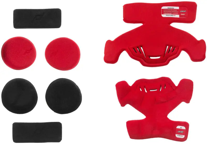 KP431-003-OS K300 Knee Brace Pad Set Red (Right)