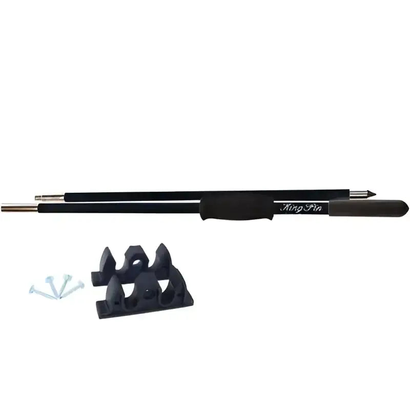 10 Ft Pole Black 2Pc for RV, Automotive, Powersports, off-road, marine, exterior, truck accessories, interior, truck bed, rv parts, Marine, AVADA - Best Sellers