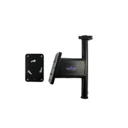Black metal wall mount for KPSQ50B transom mount brackets on the transom mount