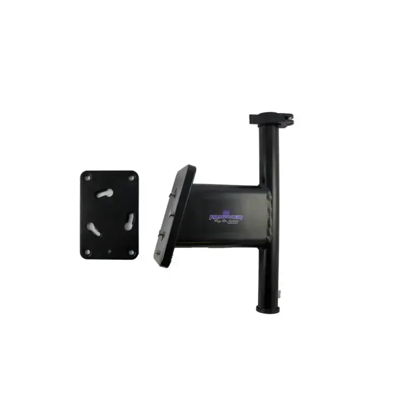 Black metal wall mount for KPSQ50B transom mount brackets on the transom mount