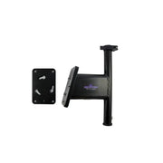 Black metal wall mount for KPSQ50B transom mount brackets on the transom mount